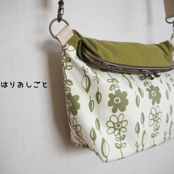 Ito Hari兒童作品原創紡織印花«綠色»2way單肩包 第1張的照片