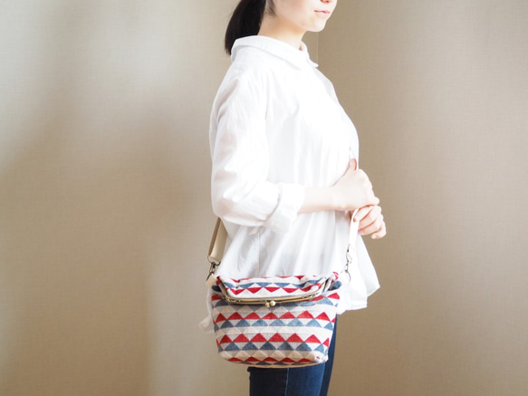 【受注制作】Nexus Ciencia　がまぐち2wayショルダーバッグ 2枚目の画像