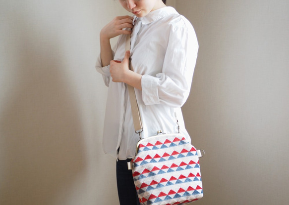 【受注制作】Nexus Ciencia　がまぐち2wayショルダーバッグ 3枚目の画像