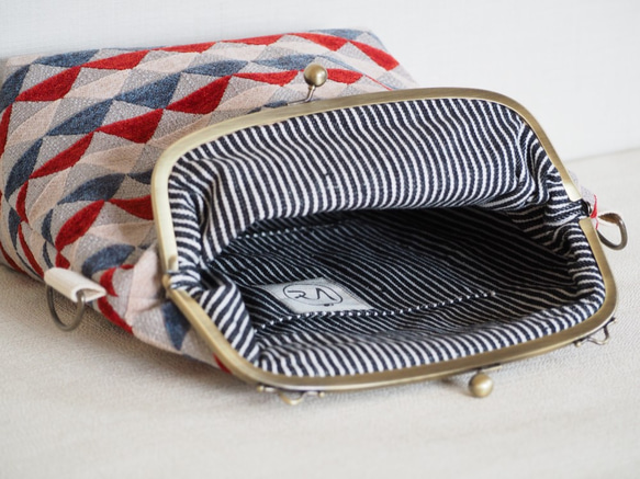 【受注制作】Nexus Ciencia　がまぐち2wayショルダーバッグ 4枚目の画像