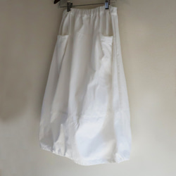 裾ゴム・バルーンスカート（フリー／コットン） 1枚目の画像
