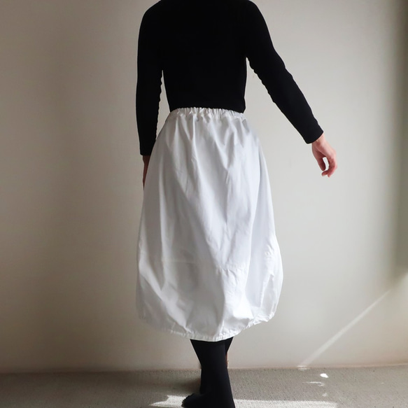 裾ゴム・バルーンスカート（フリー／コットン） 8枚目の画像