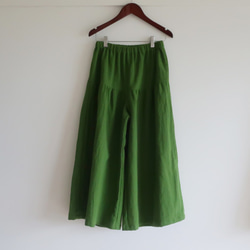 堅固的棉麻，不透明❣聚攏裙褲（免費/共11種顏色） 第7張的照片