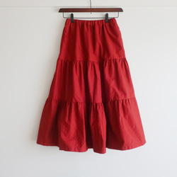100% 棉 3 層裙 (Free/Red) 第1張的照片
