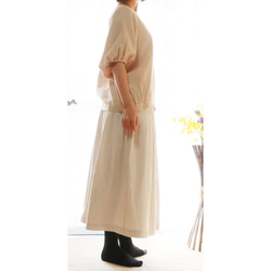 100％棉質Dolman女式襯衫（Free / Off White） 第1張的照片