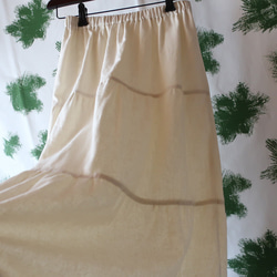 100％棉3層裙（免費/白色） 第10張的照片