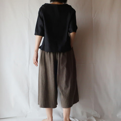 100％棉質高棉長褲（免費/棕色） 第10張的照片