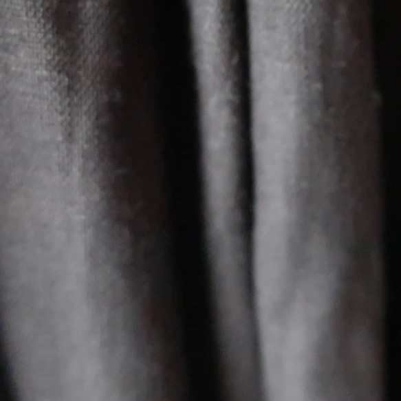 100%亞麻褶邊長裙（免費/黑色） 第10張的照片