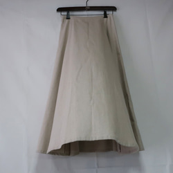 亞麻和棉質六件套條紋半身裙（免費/生產） 第4張的照片