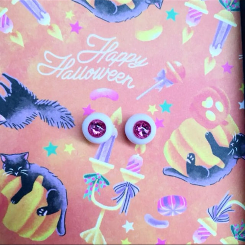 レジンアイ 8mm CANDY ROSE 濃いピンク系 ドールアイ あまむす その他
