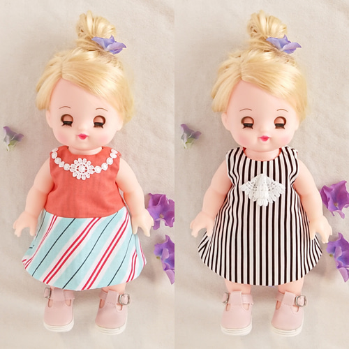 FuKuFuKu リバーシブルワンピース ⁕メルちゃん⁕リリーちゃん⁕ソラン