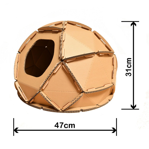 ねこのドームを作るキット 3枚目の画像