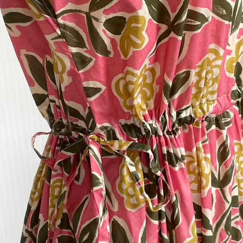 LIBERTY リバティ ハンドメイド ワンピース ミニフリーズ コール天