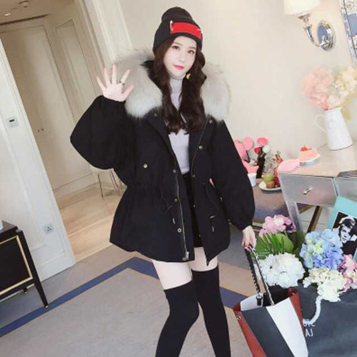 モッズコート レディース ショート ミリタリー ファー