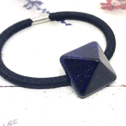 【ゴム交換可能】大きめクリソコラのヘアゴム✩.*˚天然石×ヘアゴム ゴム交換可能】大きめクリソコラのヘアゴム✩.*˚天然石×ヘアゴム