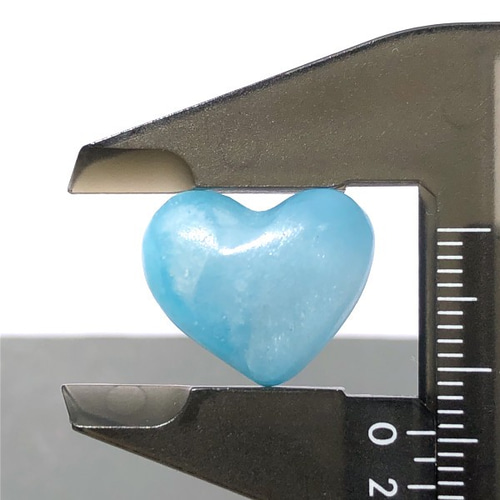 ラリマー[333] 16Cts ハート形ルース 天然石 / カボション 天然石  