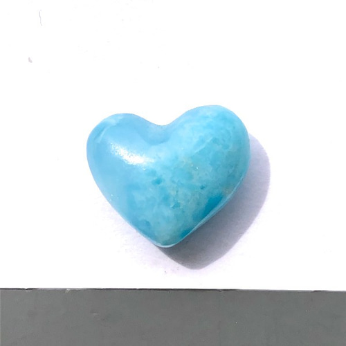 ラリマー[333] 16Cts ハート形ルース 天然石 / カボション 天然石  