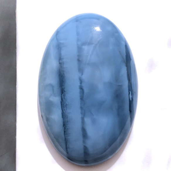 ブルーオパール[91] 33Cts 　ルース/天然石/カボション 1枚目の画像