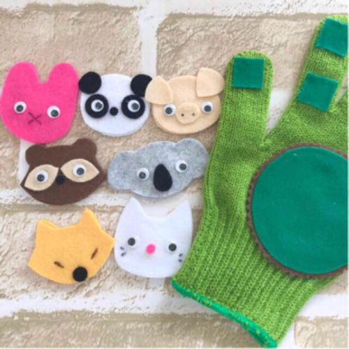 手袋シアター☆保育☆動物たち おもちゃ・人形 aoma 通販 4578034