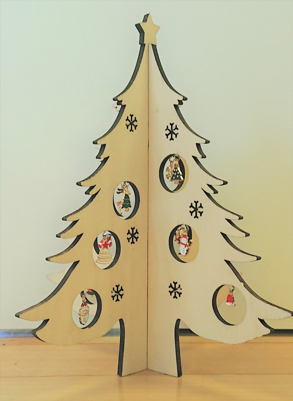 クリスマスツリー（木製） 2枚目の画像