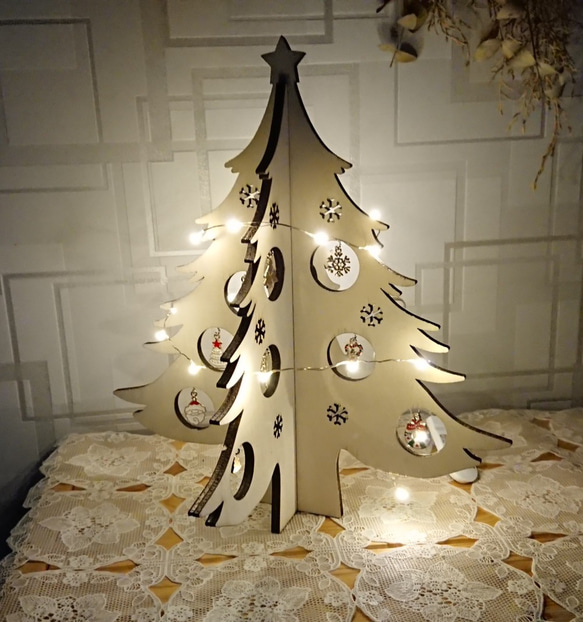 クリスマスツリー（木製） 4枚目の画像