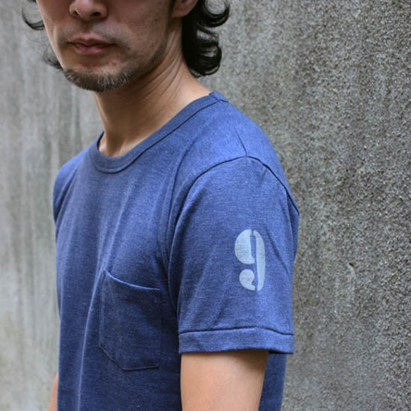 50%OFＦ!【JIKUU BY SLC】トライブレンドポケットTシャツ『09MILITARE』オートミールMサイズ 7枚目の画像