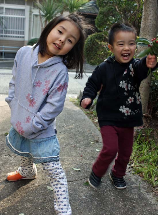 【JIKUU BY SLC】京友禅/手染め/コットン/キッズ/プルパーカー『桜』