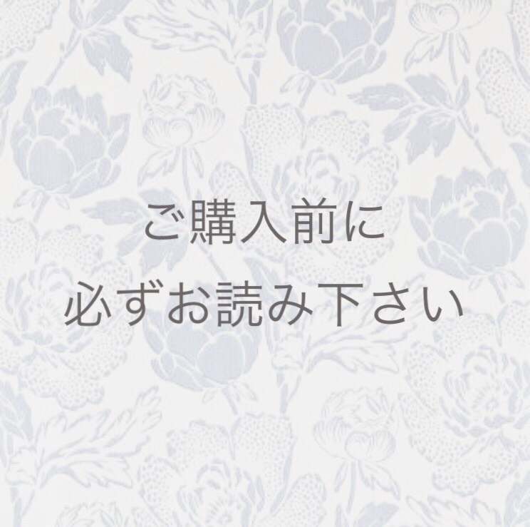 ご購入前に必ずお読み下さい
