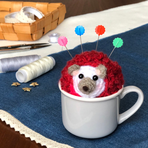 スウェーデンドール ちょい悪ライオン ポシェット付き あみぐるみ eri  