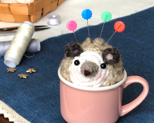 はりねずみ ピンクッション インスタ映えにかわいい ハリネズミ 編み