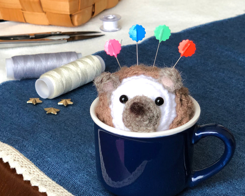 はりねずみ ピンクッション インスタ映えにかわいい ハリネズミ 編み