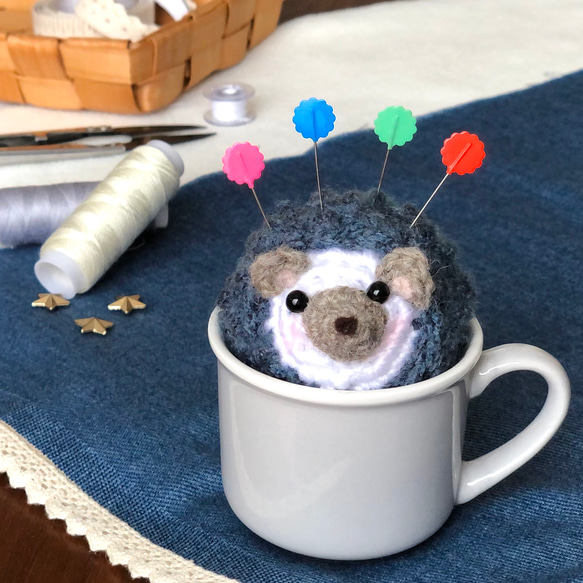 はりねずみ ピンクッション インスタ映えにかわいい ハリネズミ 編み