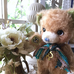刺繍が可愛いテディベアちゃん♫ ぬいぐるみ RIERIN 通販