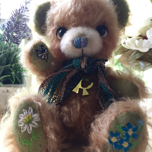 ジジ♪【限定100体】Robin Rive ハンドメイド くま テディベア Robin Riveさんのテディベア - アンティークとテディベアの店