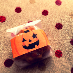 ミニ熨斗【ハロウィン・かぼちゃ】 1枚目の画像