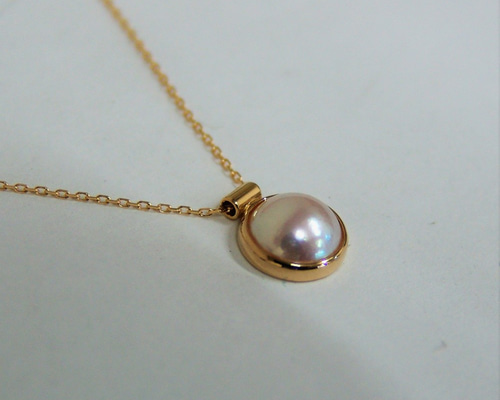 k18ゴールド パールネックレス y0935 ネックレス・ペンダント j