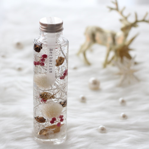 Creema限定」2本セット☆キラキラ冬のハーバリウム☆彡 ハーバリウム  