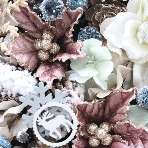 ☆キラキラ冬のフラワーボックス アートフラワー Candy Lei