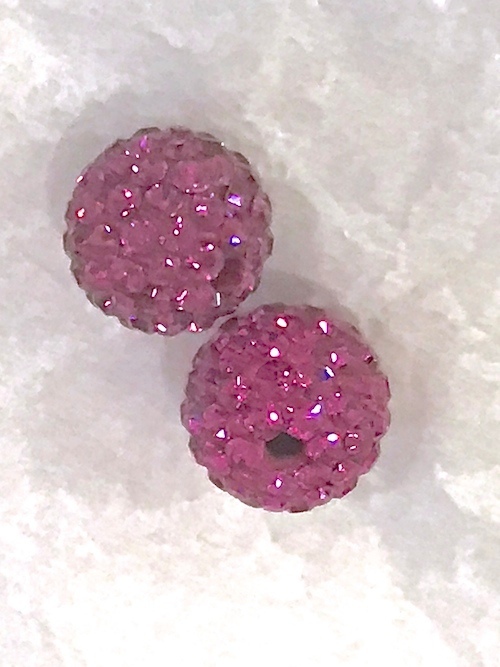 チェコラインストーン パヴェボールを お買い上げ頂く前に ご覧下さい。