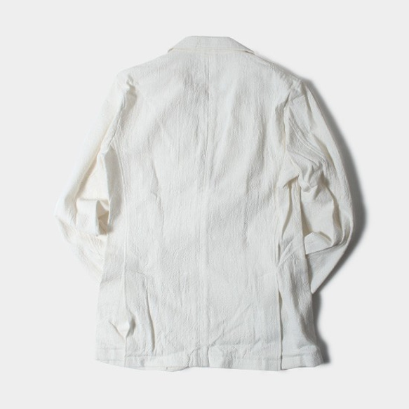Kasuri Cloth 2Bジャケット　161-6024　WHITE　L 2枚目の画像