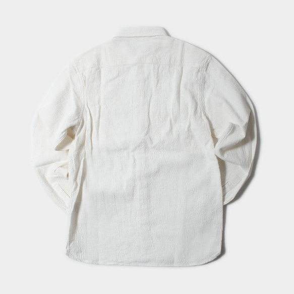 賓果條款梭織襯衫的工作161-6110白色M 第2張的照片