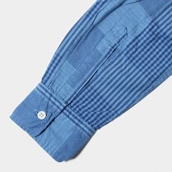 B / d長袖襯衫JD171-6060藍色L 第7張的照片