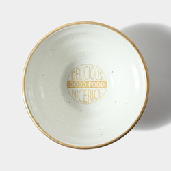 JARLD美濃鑲金邊的碗JD181-6038白色自由 第2張的照片