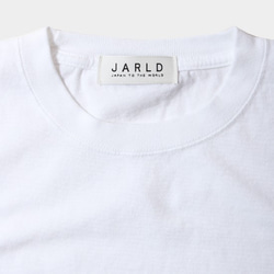 JARLD 東炊き染め 七宝柄ロゴTシャツ　JD182-6136　ホワイト　L 4枚目の画像