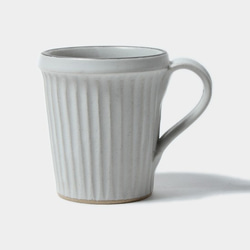 JARLD×Mukaiyama窯Kasama烤杯杯161-6338 WHITE×SILVER 第1張的照片