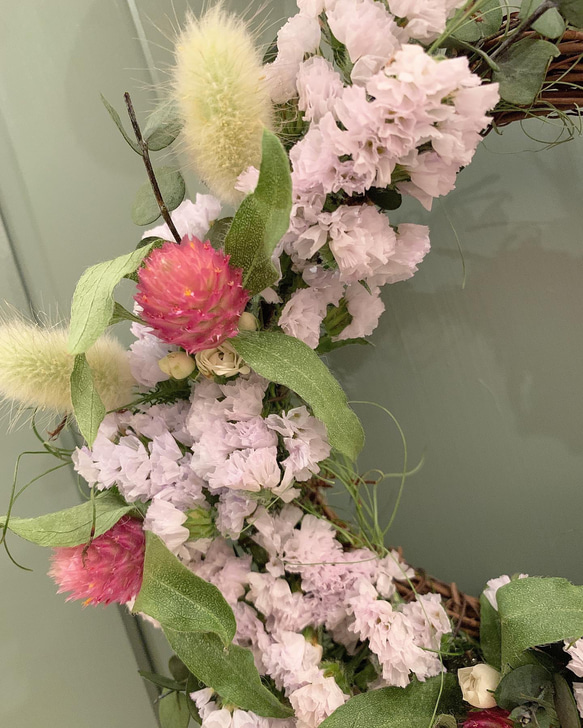 春のお花畑リース♡ 2枚目の画像