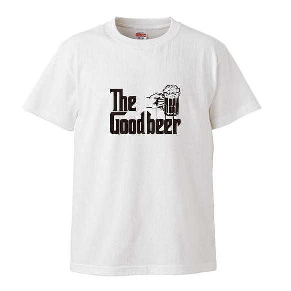 GOOD BEER Tシャツ ホワイト 1枚目の画像