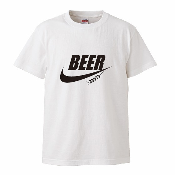 BEER Tシャツ WHT 1枚目の画像