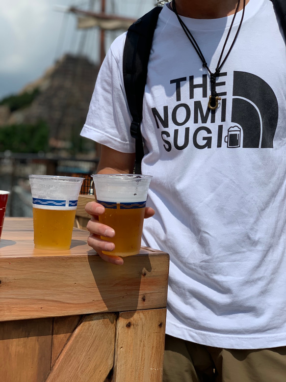 THE NOMI SUGI ワンポイントTEE ライトオリーブ 5枚目の画像