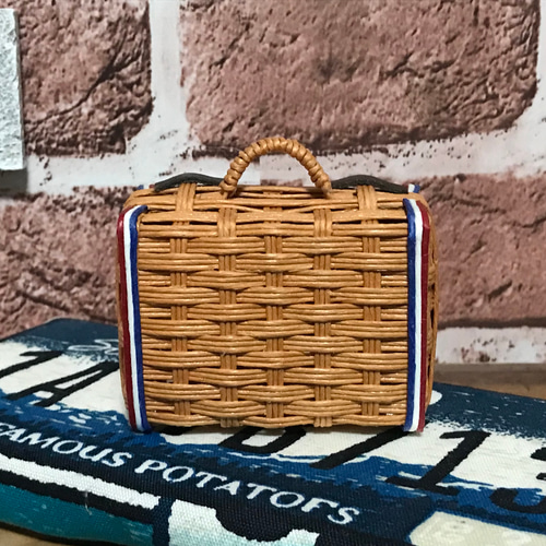 クラフトバンドのミニチュアトランク② その他置物 ♪Hand-Made-Cafe